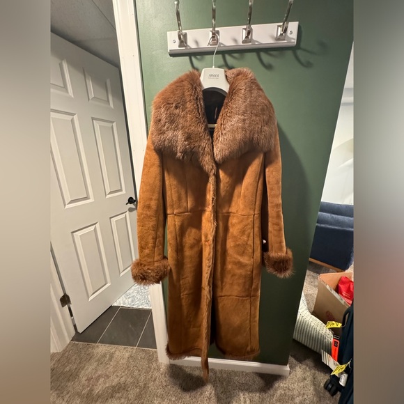 Real shearlings winter coat - Picture 3 of 12
